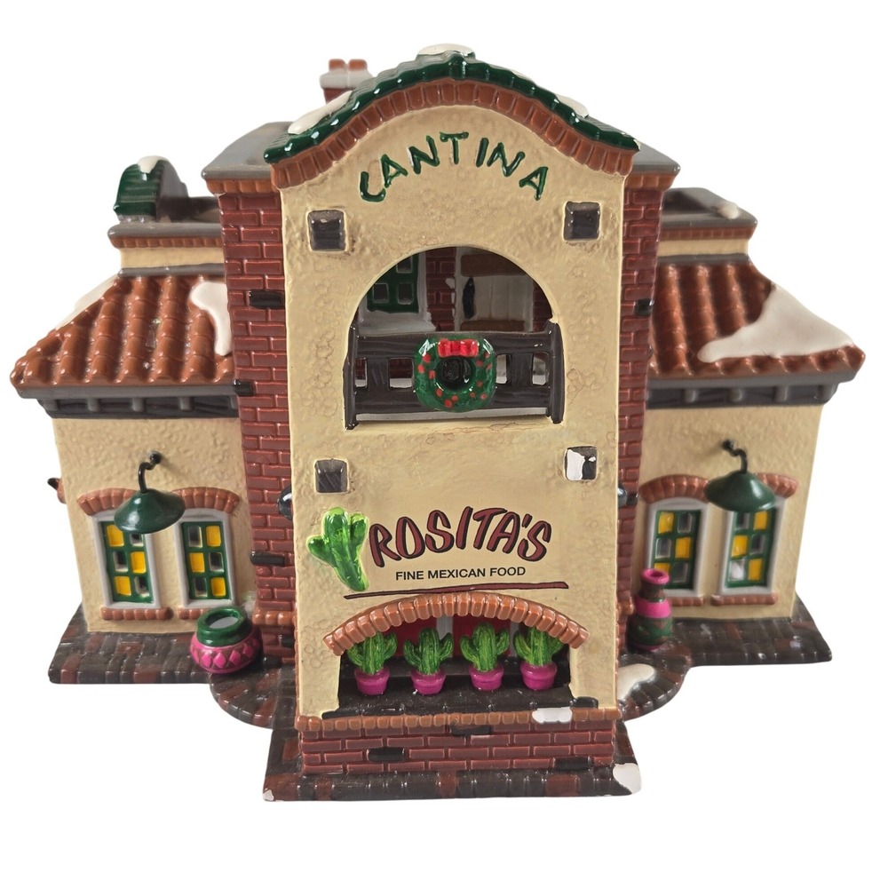 Dept 56 The Original Snow Village " Rosita's Cantina" 54883 Christmas Village